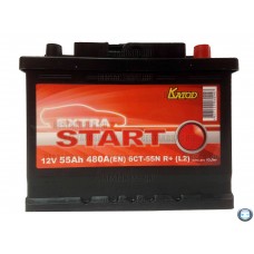 Аккумулятор Extra Start 55 а/ч 6СТ 55 R