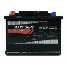 Аккумулятор автомобильный START LIGHT 60L 430А