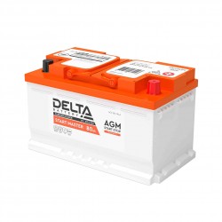 Аккумулятор DELTA START MASTER AGM 80R