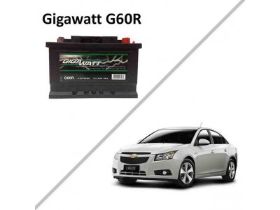 Лучший аккумулятор на Chevrolet Cruze I — Gigawatt G60R