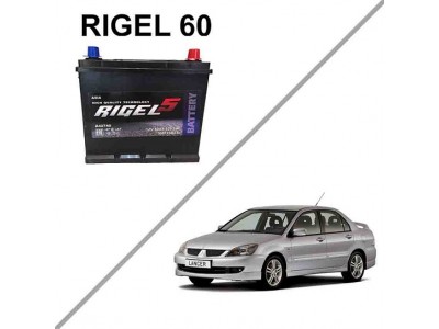 Лучший аккумулятор на Mitsubishi Lancer 9 (IX) — Rigel 60