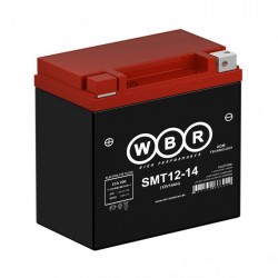 Мото аккумулятор WBR SMT12-14 YTX16-BS, YB16B-A AGM