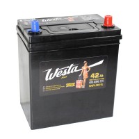 Аккумулятор автомобильный WESTA BLACK Asia B19 42L