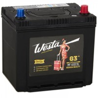 Аккумулятор автомобильный WESTA BLACK ASIA EFB 65R (D23 Q85)