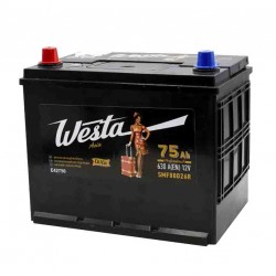 Аккумулятор WESTA BLACK Asia D26 75L