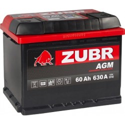 Аккумулятор ZUBR EFB 63.0