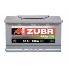 Автомобильный аккумулятор ZUBR AGM 80.0