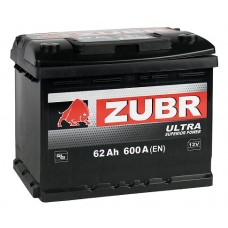 Автомобильный аккумулятор ZUBR ULTRA NEW 62.0