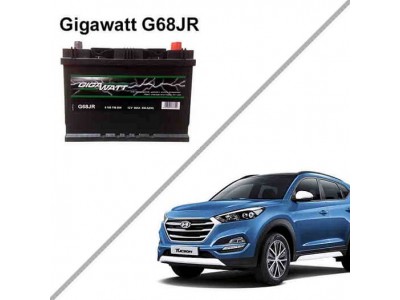 Лучший аккумулятор на Hyundai Tucson III — Gigawatt G68JR